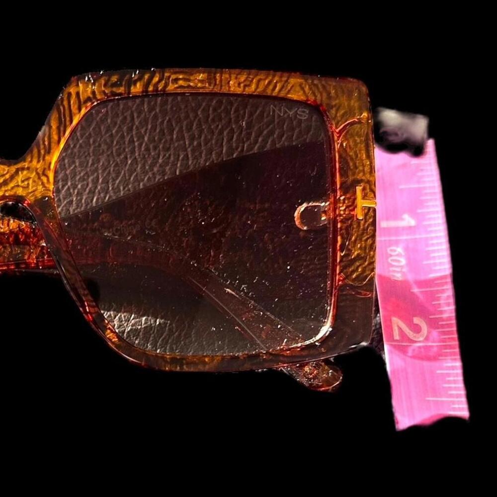 Brown Statement Sunglasses - image 4